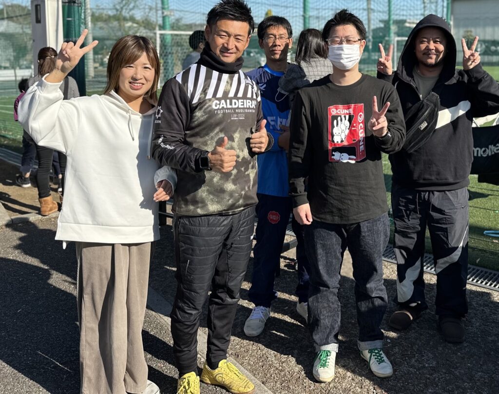 一緒にボール枠蹴った仲間が今度は親となり再会！